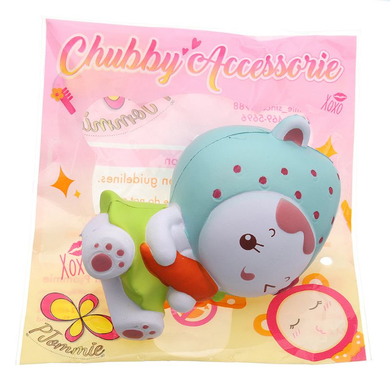 Strawberry Girl Squishy Slow Rising Med Emballasje Collection Gave Myk Leketøy