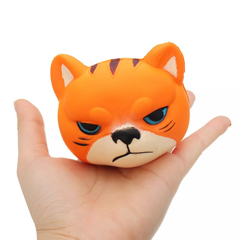 Tiger Squishy Slow Rising Med Emballasje Collection Gave Myk Leketøy