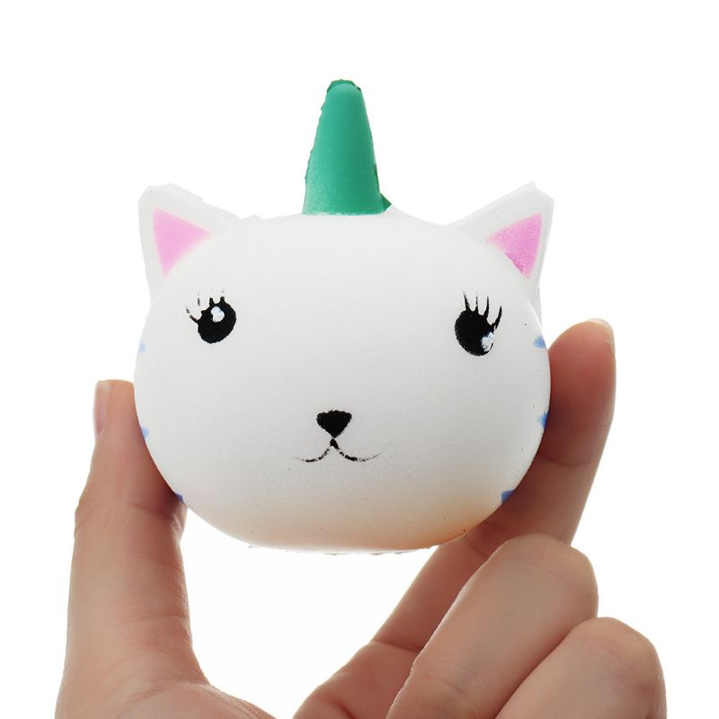 Unicorn Cat Squishy Slow Rising Collection Gavedekor Myk Leketøy