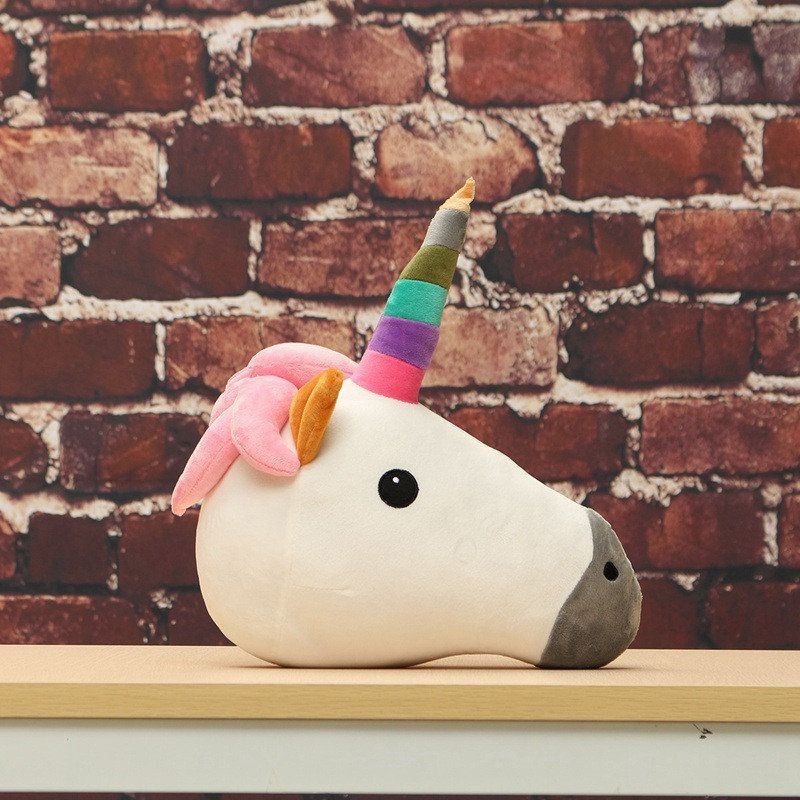 Unicorn Emoji Putepute Rainbow Pink Poop Emoticon Pute 32cm