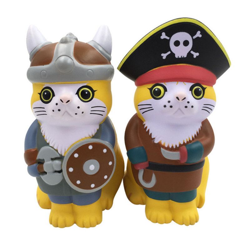 Viking Pirate Cat Squishy Med Emballasje