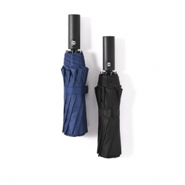Automatisk Paraply 10 Ribber For Regn Og Solskinnsdag Super Vanntett Vindtett Solbestandig Sammenleggbar For To Personer