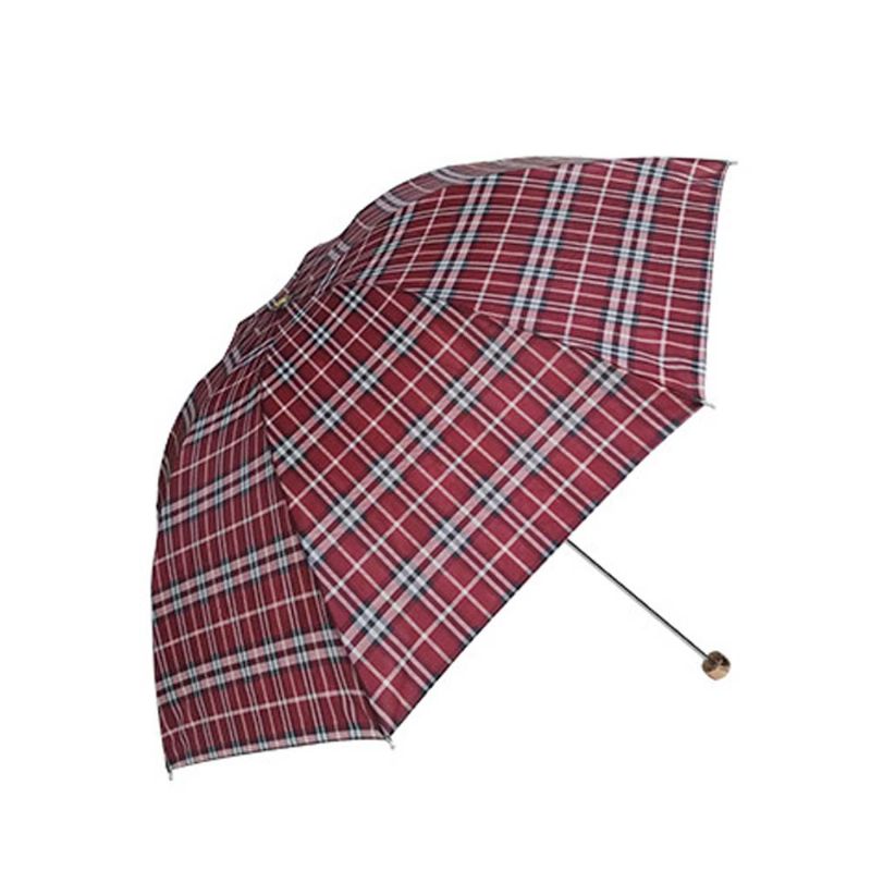 Forsterket Regn Paraply For Dobbel Bruk Plaid Business Stor Sammenleggbar Menn Og Kvinner I Solen