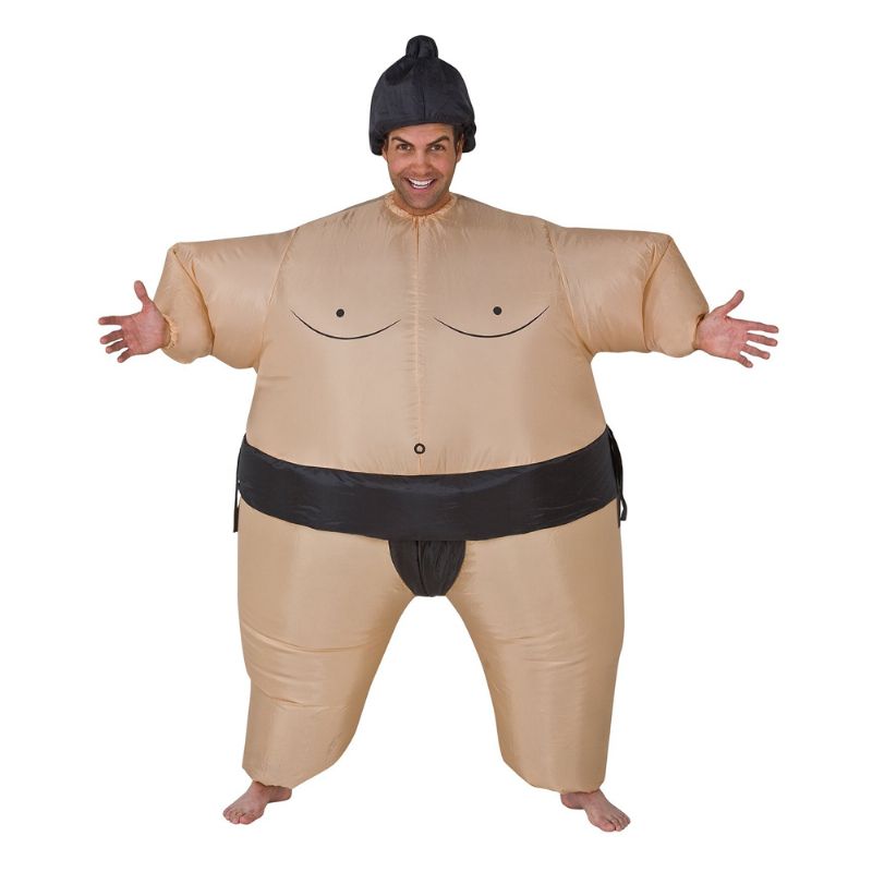 2 Farger Voksen Oppblåsbar Sumo Cosplay Kostyme Halloween For Menn Kvinner Mote Ytelse Dropshipping