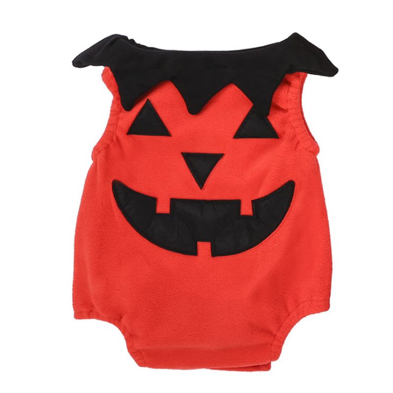 3 Stk Dress Halloween Stil Baby Klær I Høst Og Vinter Gresskar