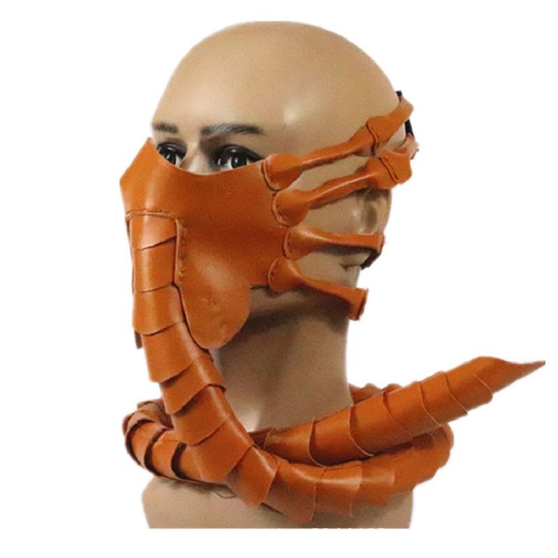 Alien Scorpion Facehugger Mask Face Hugger Halloween Costume Scary Prop Latex