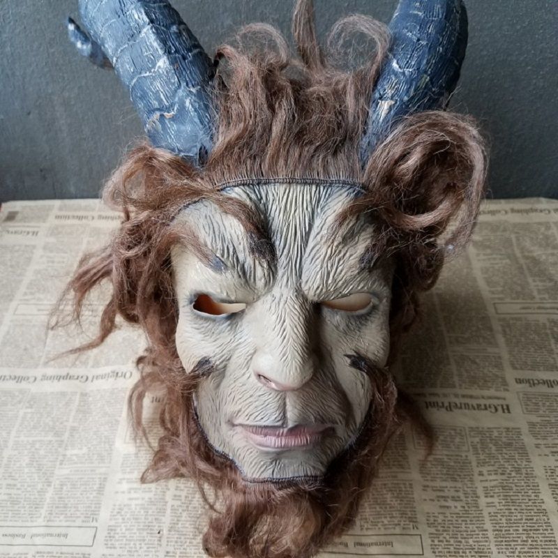 Beauty And The Beast Mask Prince Dan Stevens Full Head Latex