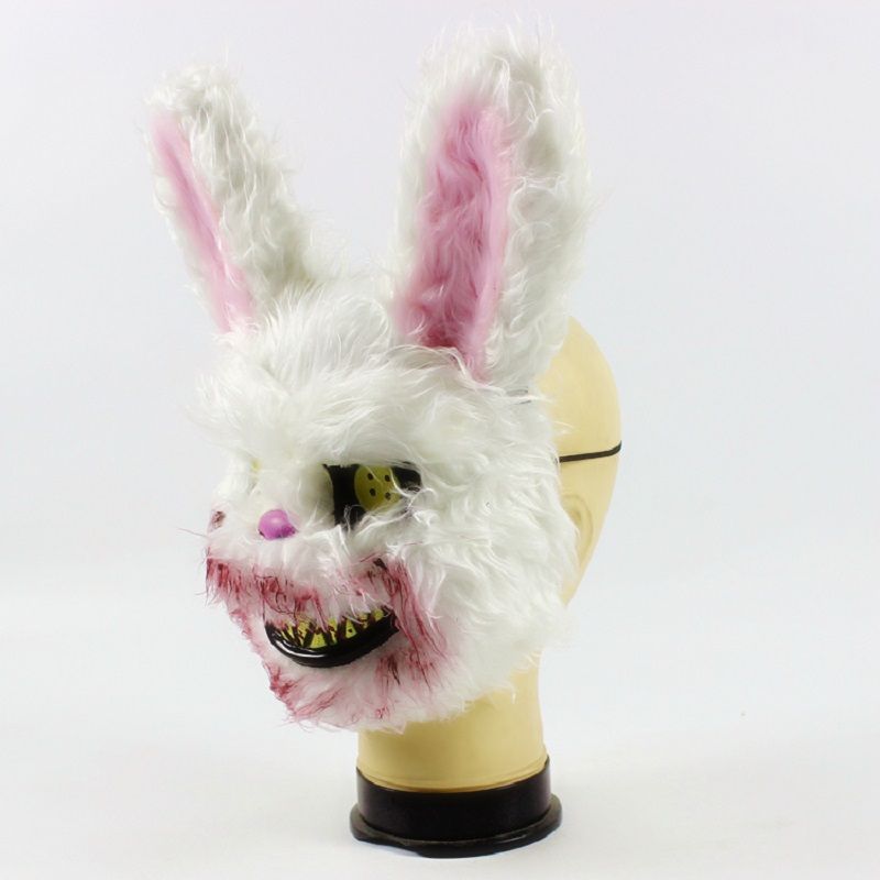 Bleeding Evil Killer Rabbit Horror Plush Mask Tiktok