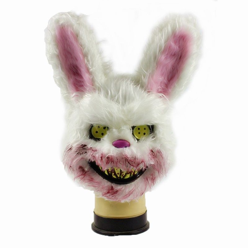 Bleeding Evil Killer Rabbit Horror Plush Mask Tiktok