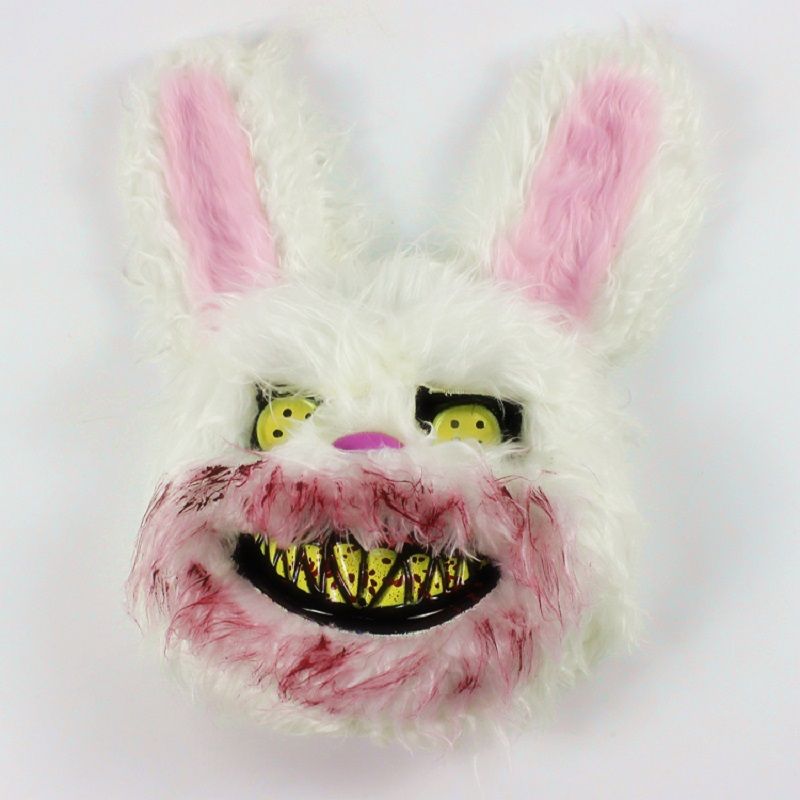 Bleeding Evil Killer Rabbit Horror Plush Mask Tiktok