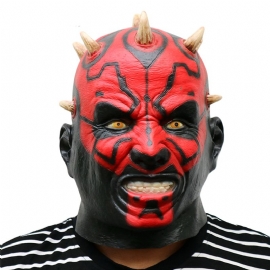 Darth Maul Deluxe Overhead Lateksmaske For Voksne Halloween Tilpasset Skrekktilbehør