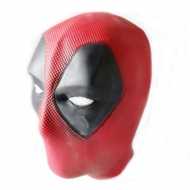 Dead Poor Wade Mask Hjelm Movie Vesion Latex Full Head Face Cosplay Rekvisitter Normal Størrelse