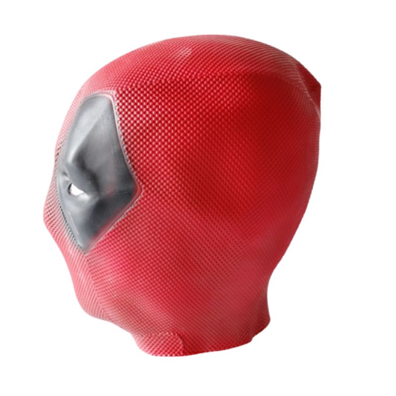 Dead Poor Wade Mask Hjelm Movie Vesion Latex Full Head Face Cosplay Rekvisitter Normal Størrelse