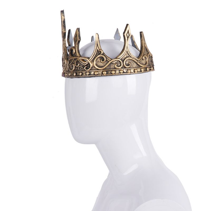 Halloween Crown Foreign Trade Dress Up Pu-skum 3d Myk Middelalderkonge Krone Hodeplagg Scene Performance Rekvisitter