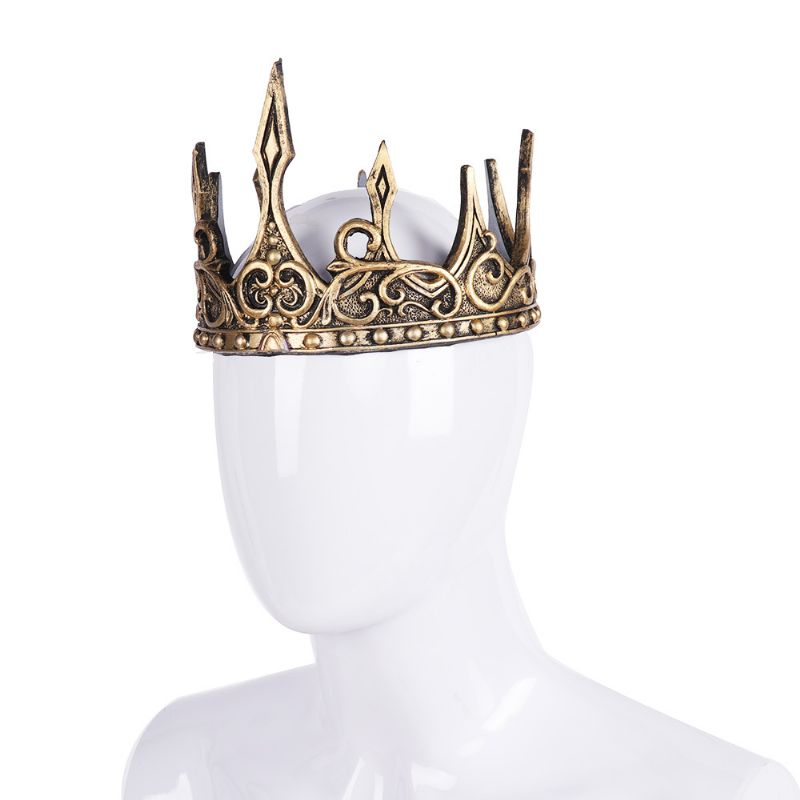 Halloween Crown Foreign Trade Dress Up Pu-skum 3d Myk Middelalderkonge Krone Hodeplagg Scene Performance Rekvisitter