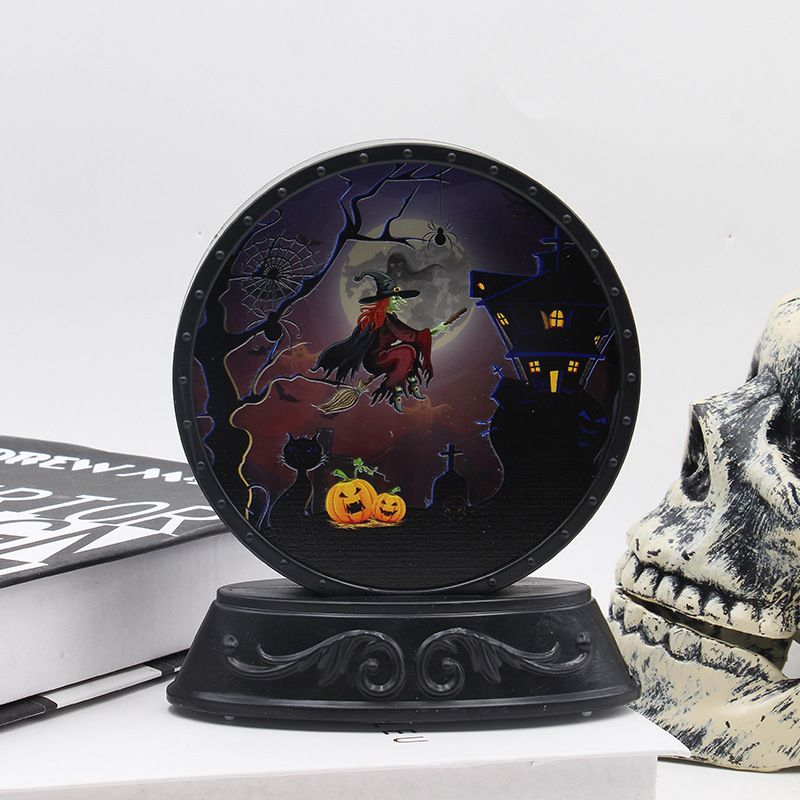 Halloween Dekorasjon Rekvisitter Gresskar Lykt Nattlys Kreativ Desktop Ornaments Lights