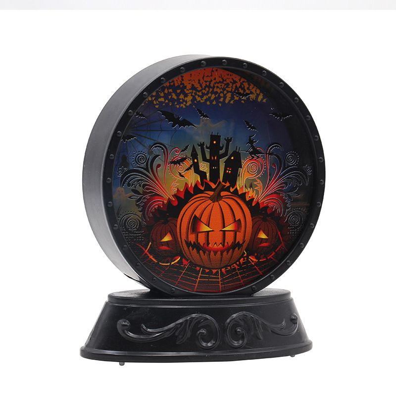 Halloween Dekorasjon Rekvisitter Gresskar Lykt Nattlys Kreativ Desktop Ornaments Lights