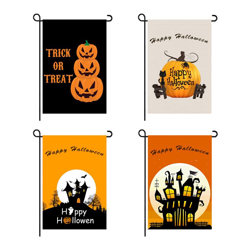 Halloween Hage Banner Pumpkin Ghost Nytt Produkt Jul Påske Hagedekorasjon