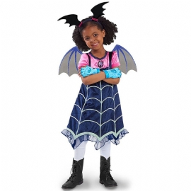 Halloween Julekostyme Vampyr Cos Lek Kostymer Cos Play Jente Kjoler Barn Fancy Festkjole Til Street Wear