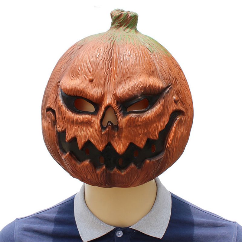 Halloween Klovne Gresskarmaske Skrekk Morsom Dansefestmaske Kostymelek Cos Rekvisitter 38*29*33 cm