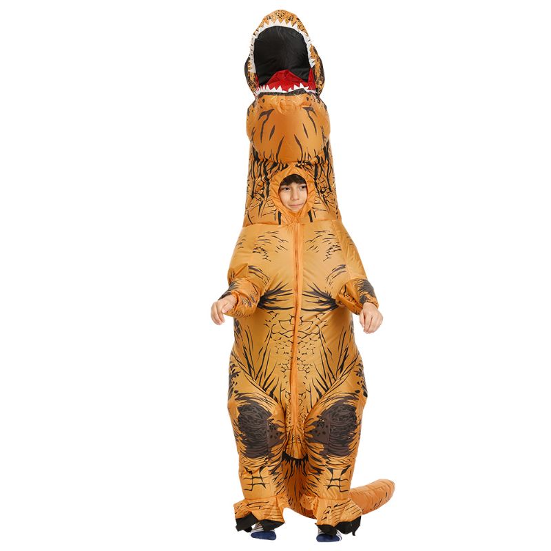 Hot T Rex Oppblåsbar Dinosaur Kostymefest Cosplay-kostymer Fancy Maskot Anime Halloween-kostyme For Voksne Barn Dino Cartoon