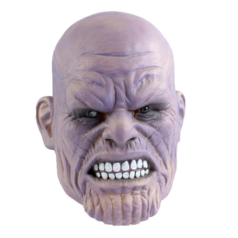 Infinity War Superhero Mask Latex Full Head Halloween Cosplay Rekvisitter