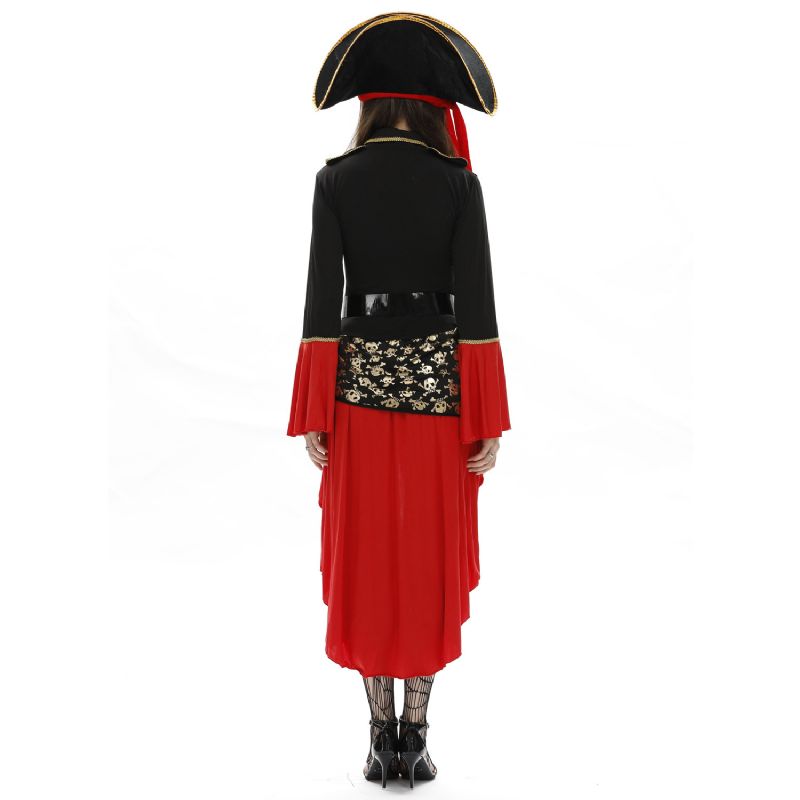 Kvinners Halloween Sexy Pirate Costume Cosplay Rollespill Uniform