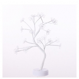 Led Tree Light Creative Gift Stars Snowflake Lanterne Kobbertråd Lys Dekorasjon Nattlys