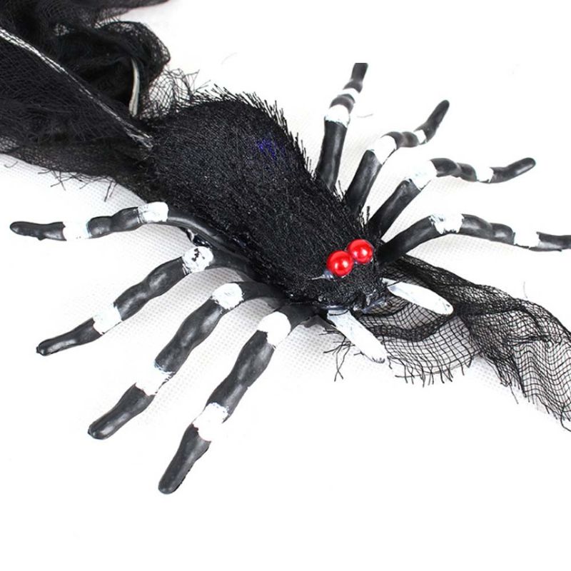 Lysende Spider Ghost String Toy For Halloween Moro Simulert Bat Dekorativ Leketøy Simulering Knickknack