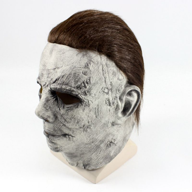 Moonlight Light Panicking Major Mask Halloween Cosplay Mcmeer Ghost Latex Hodeplagg Skrekkmaske