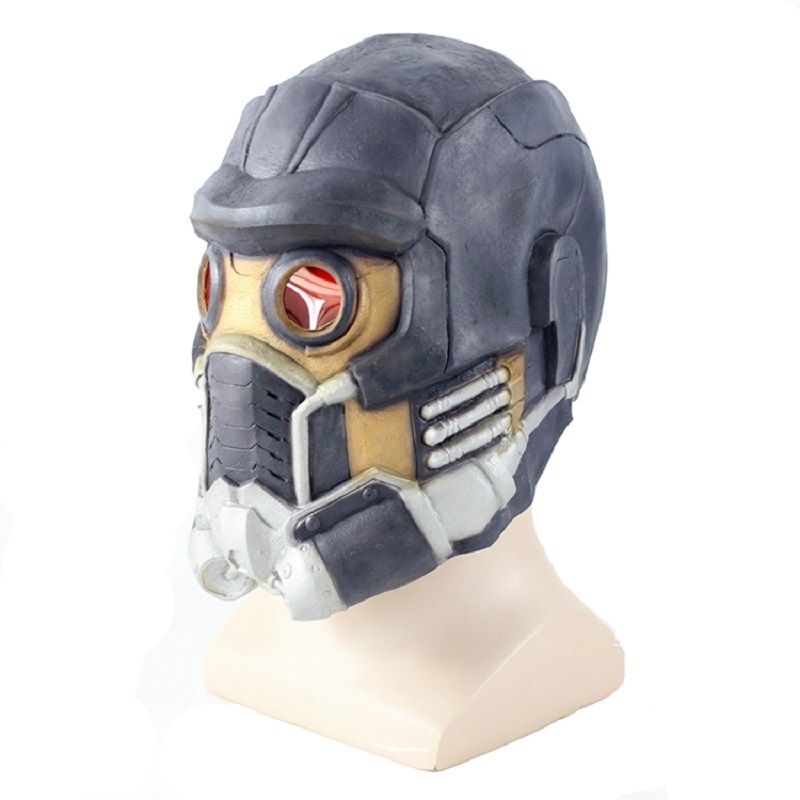 Nyeste Guardians Star Cosplay Lord Mask Lifesize Latekshjelm