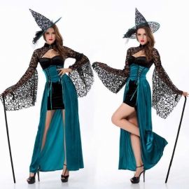 Påske Halloween Kostyme For Kvinnelige Kvinner Sexy Kjole Hekse Rollespill Uniform Dress