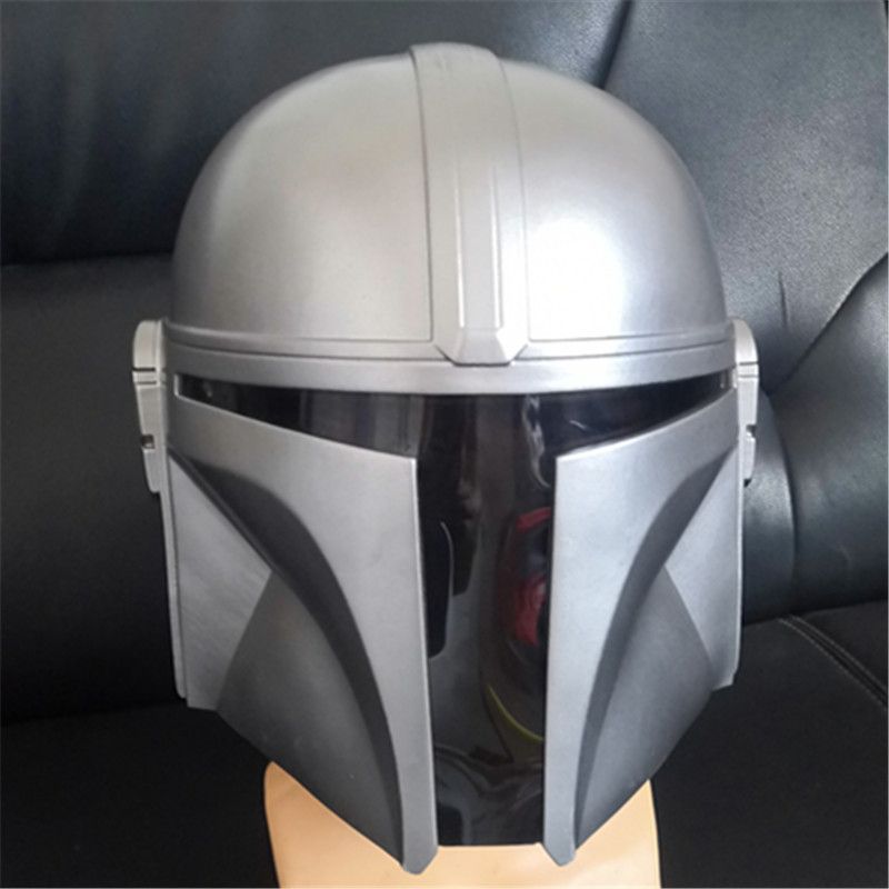 Star Wars Mandalorian Hjelm Pvc-maske Halloween Cosplay Makeup Kostyme Rekvisitter