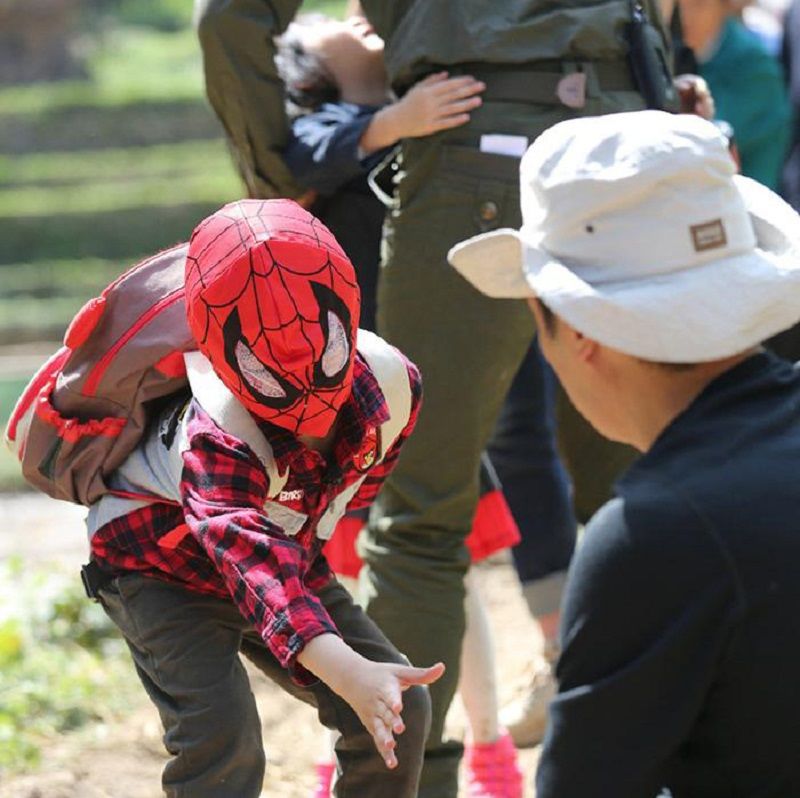 Super Hero Spiderman Enkelt Utstyrt Maskefilmytelsestilbehør