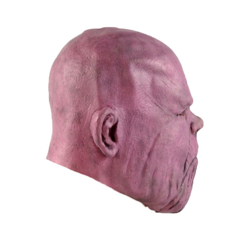 Thanos Latex Mask Stage Performance Hood Superhelt Cosplay Tool