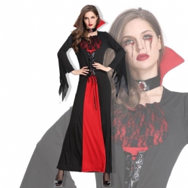 Vampyrkostyme Queen-kjole Til Halloween Påske Jul Halloween-kostyme For Kvinner Voksen Cosplay-kjole Rollespill-kostyme