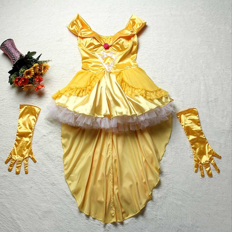 Western Style Cosplay Princess Dress Cartoon Apparel Uniform For Halloween's Day Performance Sexy Undertøy Tredelt