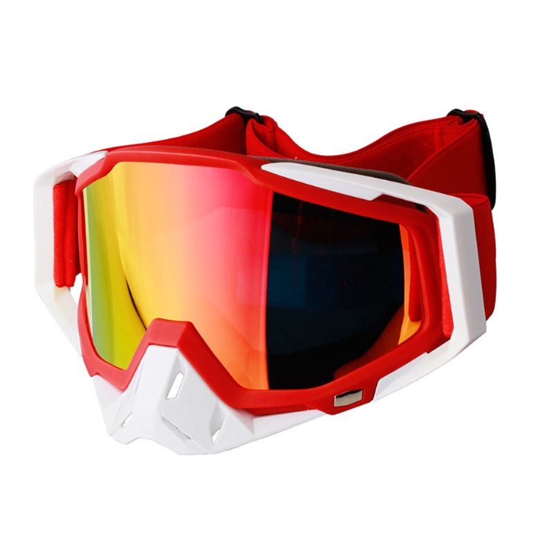 Skibriller Motorsykkel Harley Goggle Over Briller Med Anti-dugg Sandtett Maske Sportsutstyr Dobbel Utskiftbar Linse For Menn Kvinner