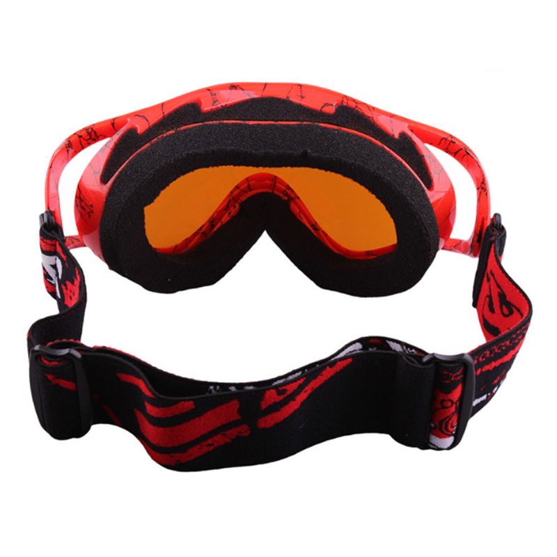 Stilig Skibriller Med Dobbel Linse Pc-linse Anti-vind Anti-dugg Øyebeskyttelse Snowboardbrille