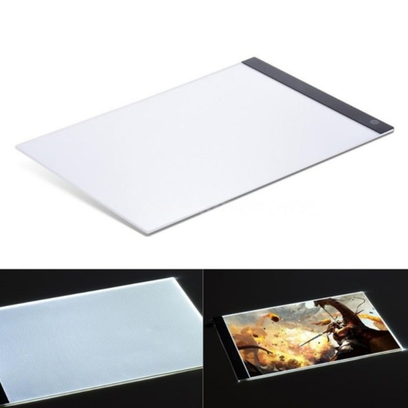 A4 Led Painting Tracing Board Kopi Pad Panel Tegning Tablet Art Artcraft Stencil