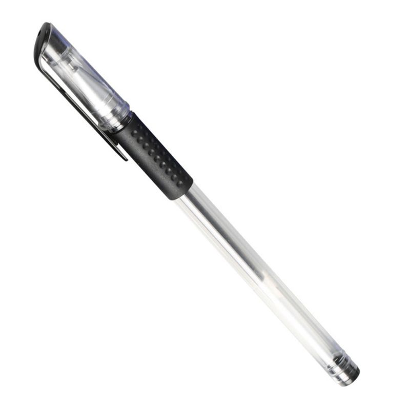 Business Carbon Bold Pen Europeisk Standard 0.5 mm Pen Black Signature Pen Gel Pen Kontorrekvisita Nålespiss Kulespiss