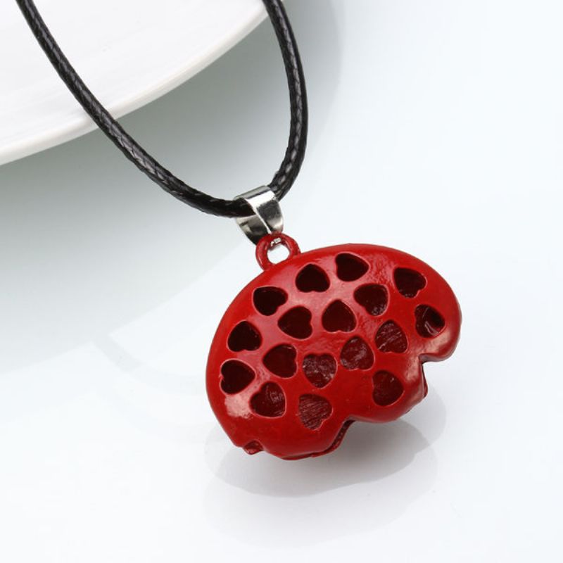 Brain Necklace Alloy Drip Red For Halloween