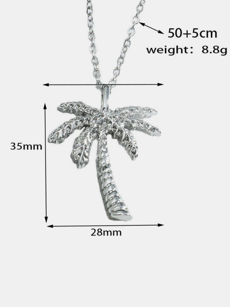 Jassy 1 Stk Alloy Simple Fashion Diy Coconut Vacation Style Anheng Halskjede