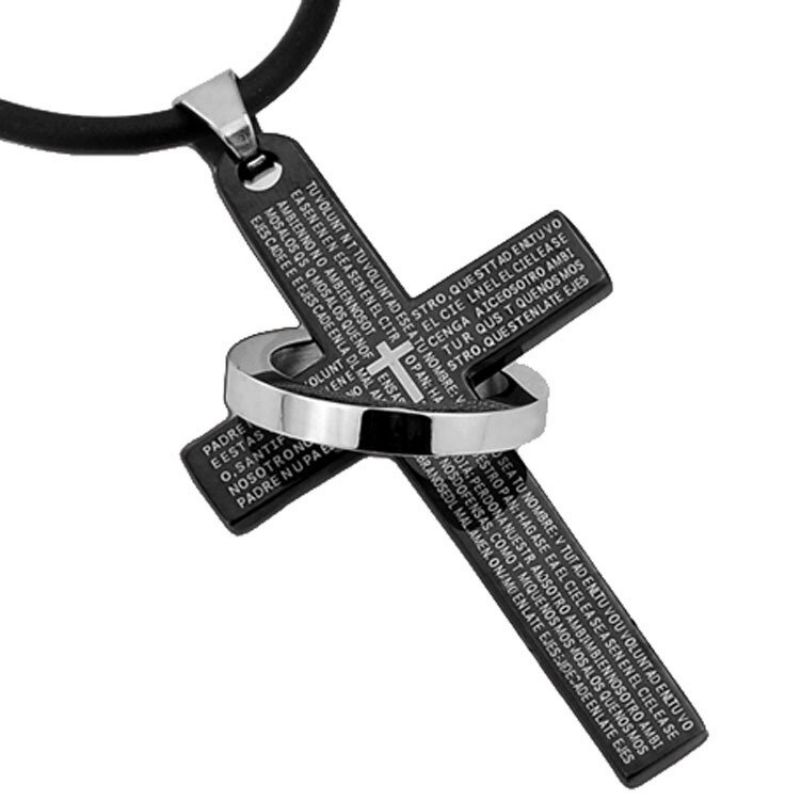 Mote Anheng Halskjede Graphem Cross Hollow Rund Charm Etniske Smykker For Menn