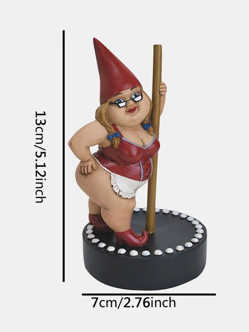 1 Pc Gnome Dverg Jul Thanksgiving Bursdagspynt Berømt Sanger Filmstjerne Dans Monroe Resin Hage Hjem Dekorasjon Festival Gave