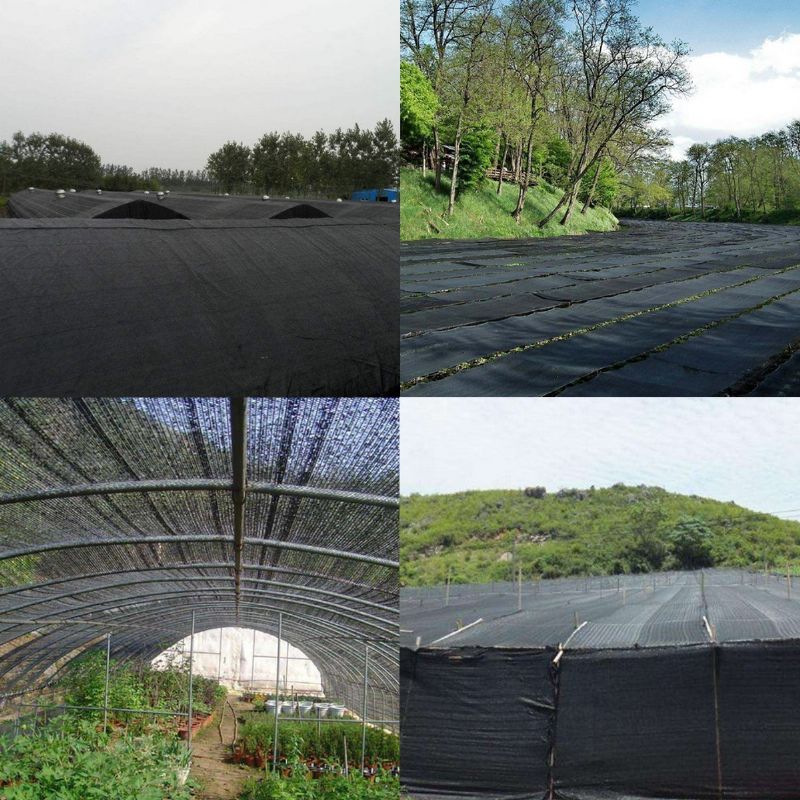 Agfabric 50 % Solkrem Skyggeduk Uv-bestandig Stoff Presenningsklut 6 1/2x20ft Hagevekst