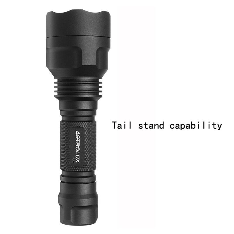 Astrolux C8 Xp-l Hi 1300lumens 7/4modes A6 Driver Tactical Edc Led-lommelykt 18650 - 3a