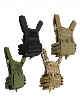 Lettvekt Molle Tactical Armor Plate Carrier Jpc Vest M/ Mag Pouches