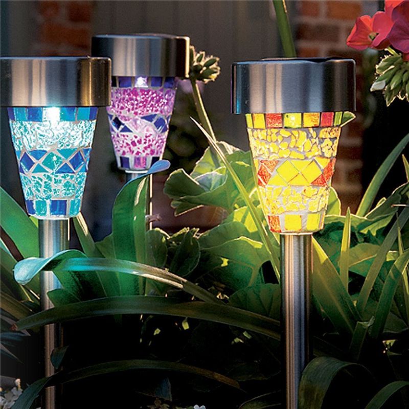 Mosaikk Solar Light Hage Husholdning Vanntett Landscaping Lawn