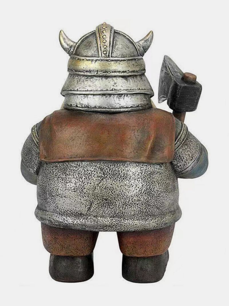 Pirat Victor Norsk Gnome Dvergstatue Harpiks Miniatyrfigurer Skulpturer Utendørs Hage Dekor Ornament